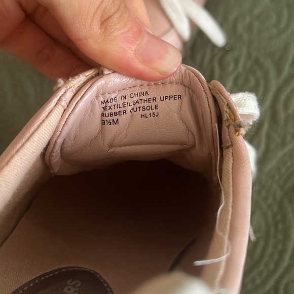 Michael Kors Pink and White Sneakers Retro-Inspired Design - Picture 8 of 9